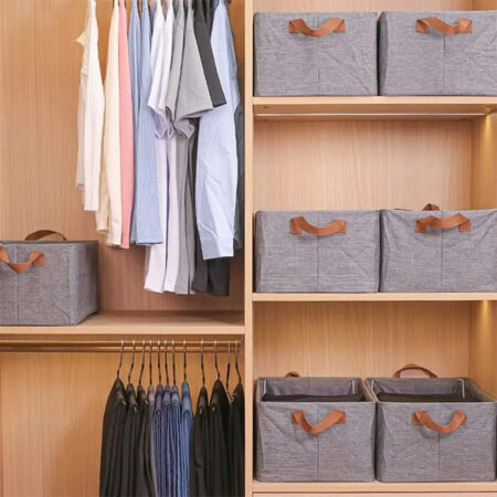 INSX Foldable Wardrobe Organizer Closet
