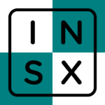 INSX Logo White & Teal